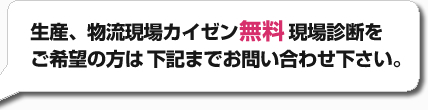 生産、物流現場カイゼン無料現場診断を